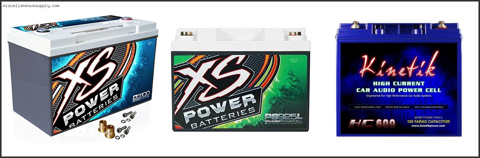 Best Batteries For Car Audio