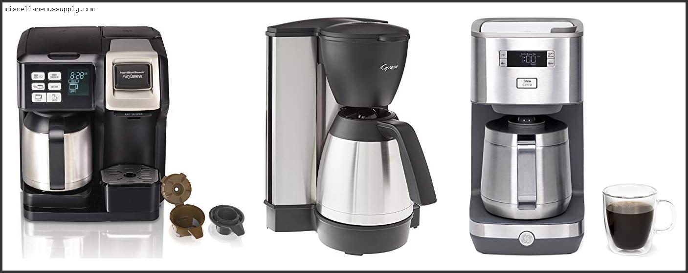 Best Coffee Makers With Thermal Carafe