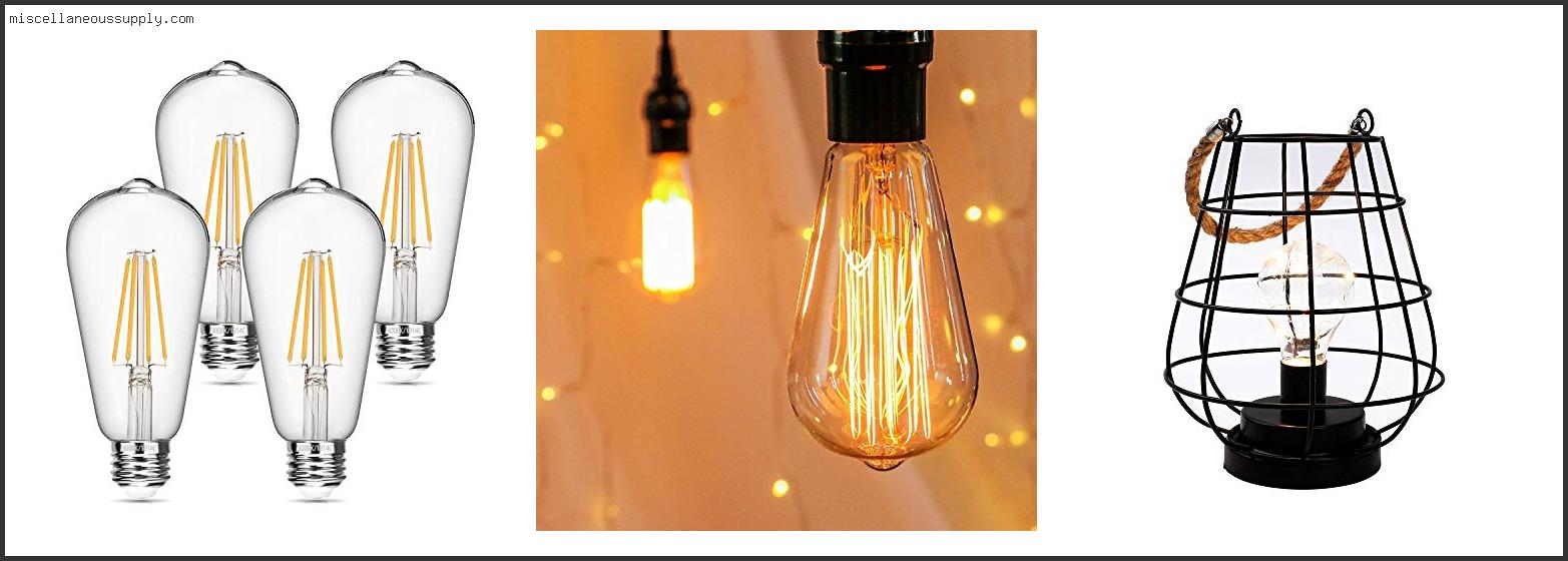 Best Edison Light Bulbs For Kitchen