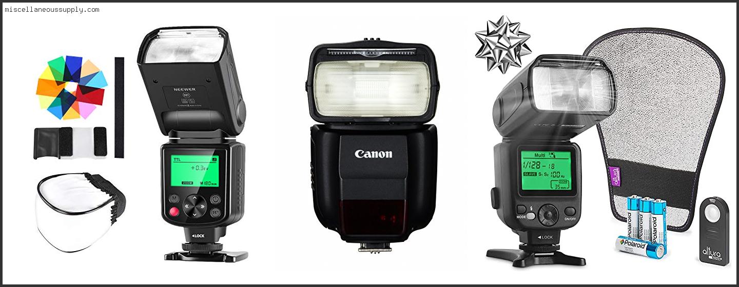 Best External Flash For Canon 6d
