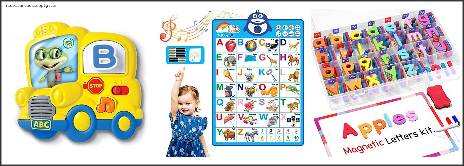 Best Alphabet Learning Tools