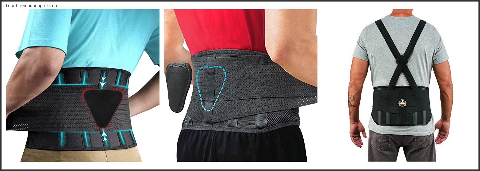 Best Back Support For Lifting