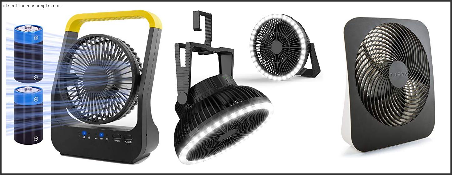 Best Battery Powered Fan For Camping