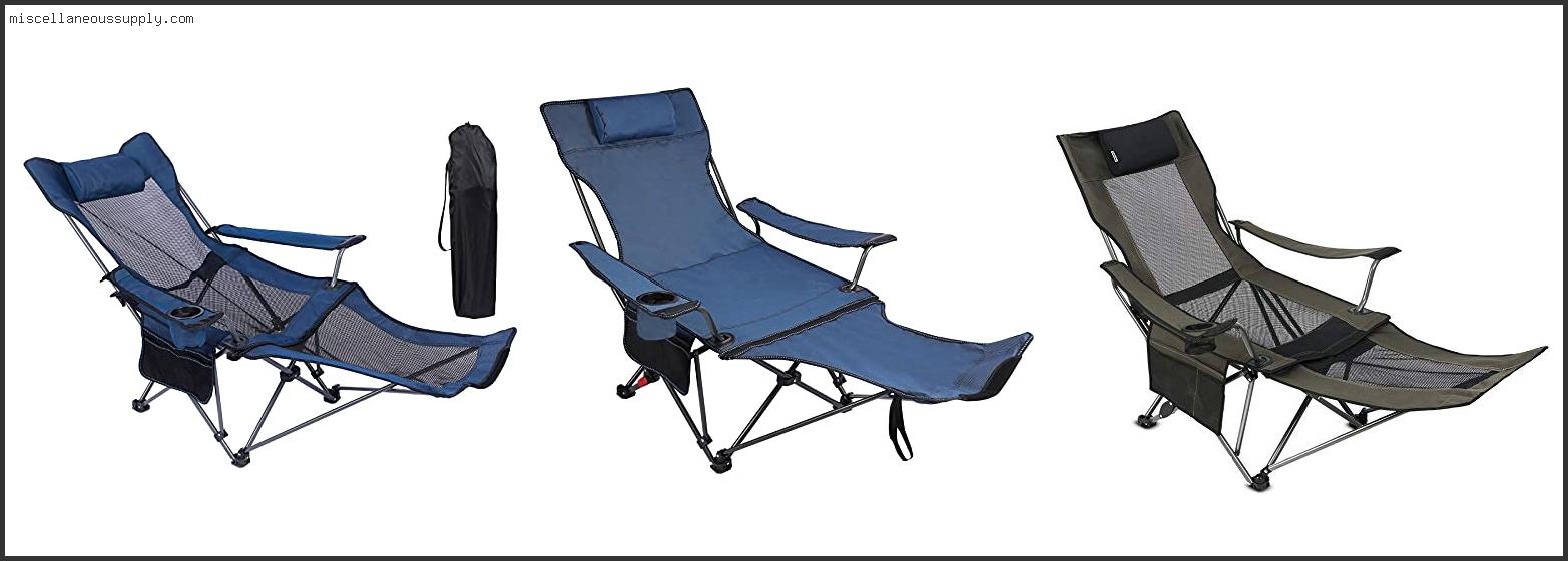 Best Camping Chair With Footrest
