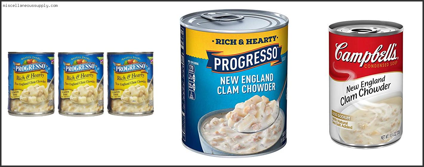 Best Canned New England Clam Chowder Soup