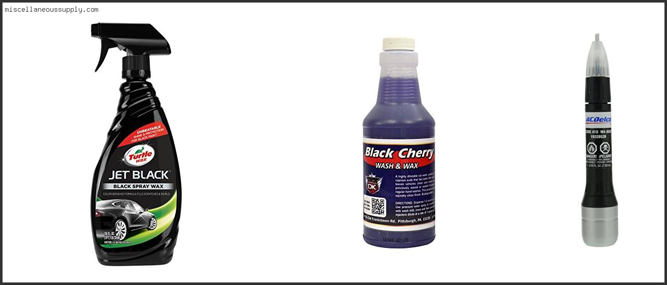Best Car Wax For Black Vehicles