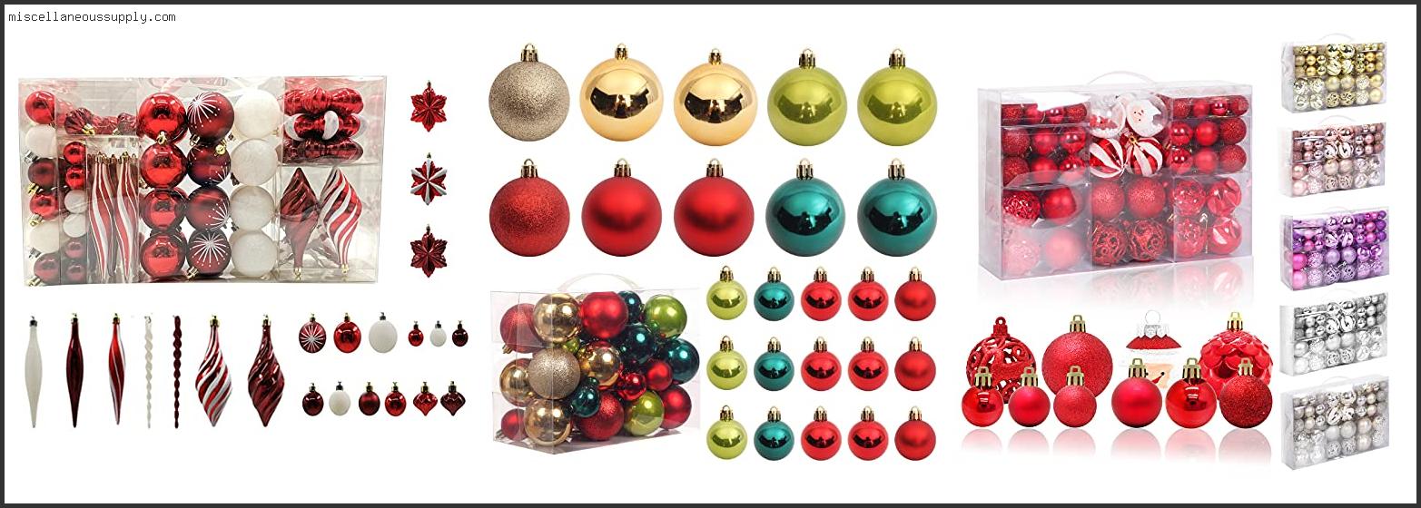 Best Christmas Ornaments Sets
